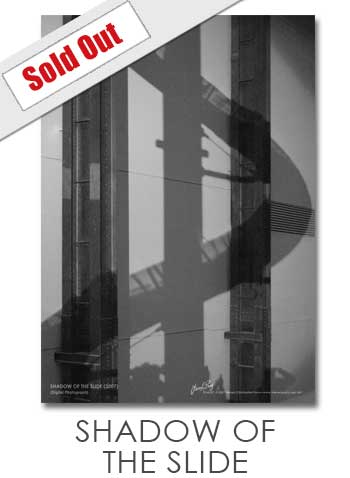 Shadow Of The Slide Print