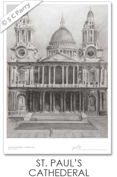 St Paul's Cthederal Print