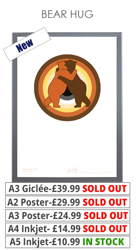 Bear Hug - Prints & Posters from £10.99