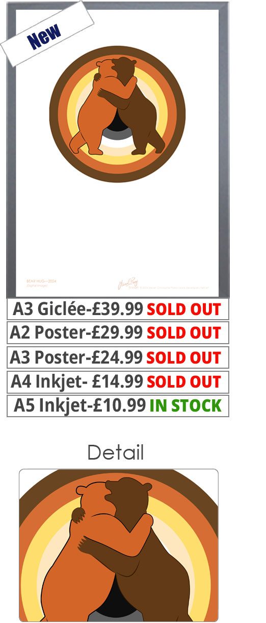 Bear Hug Print - Price From 10.99