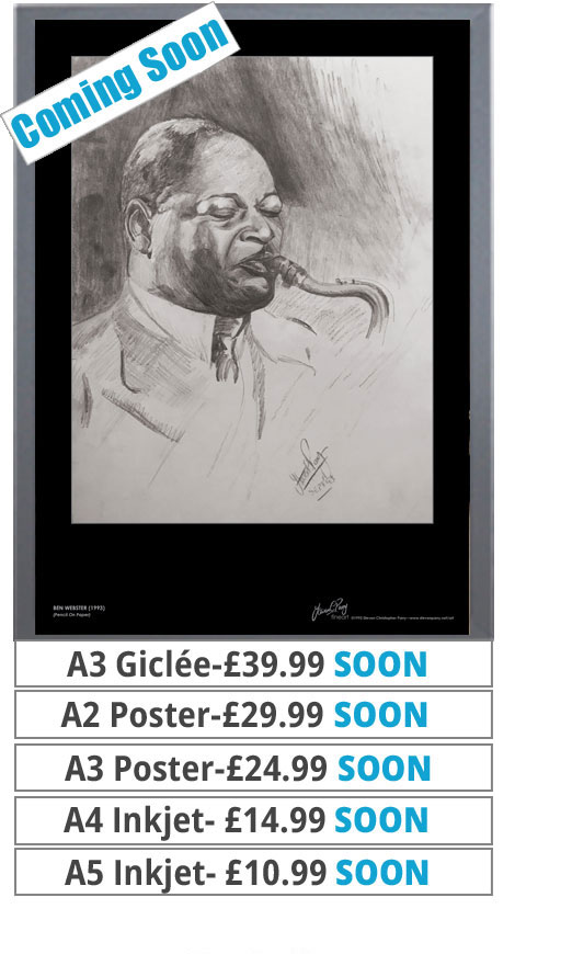 Ben Webster Print - Price From 10.99