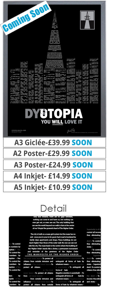 Dystopia Black Print - Price From 10.99