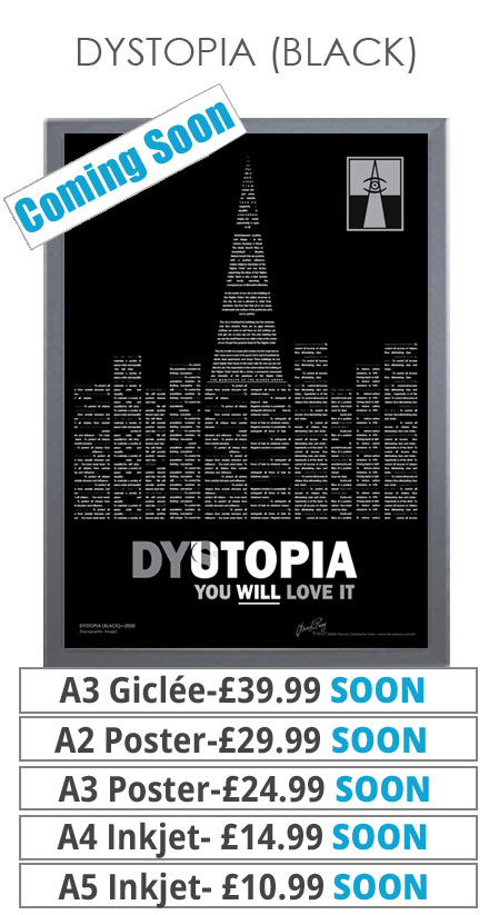 Dystopia Black - Prints & Posters from £10.99
