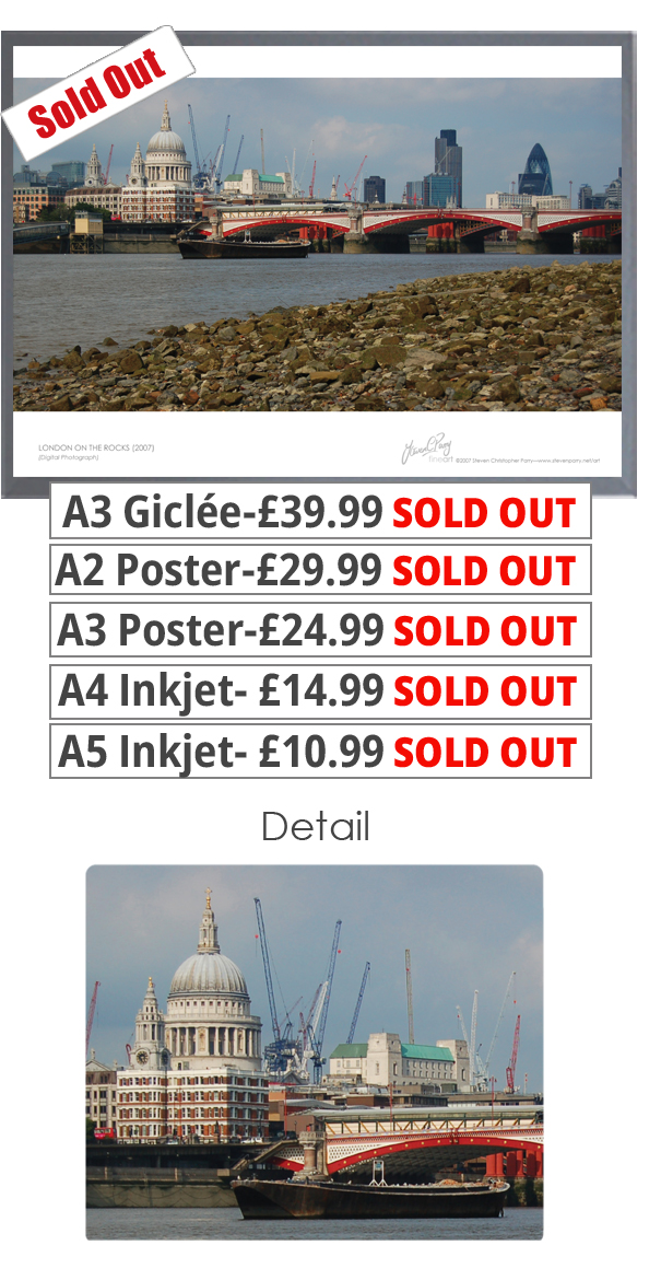London On The Rocks Prints & Posters - From £10.99