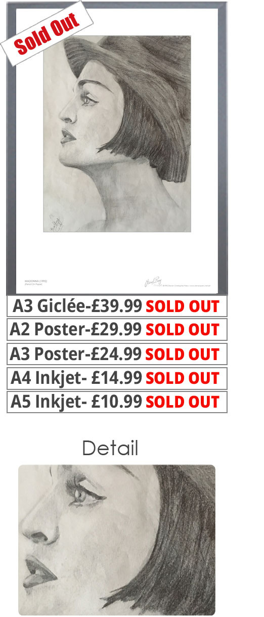 Madonna Print - Price From 10.99