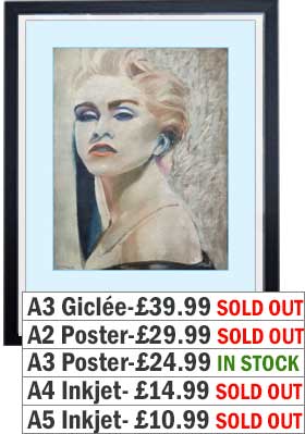 Madonna True Blue Print