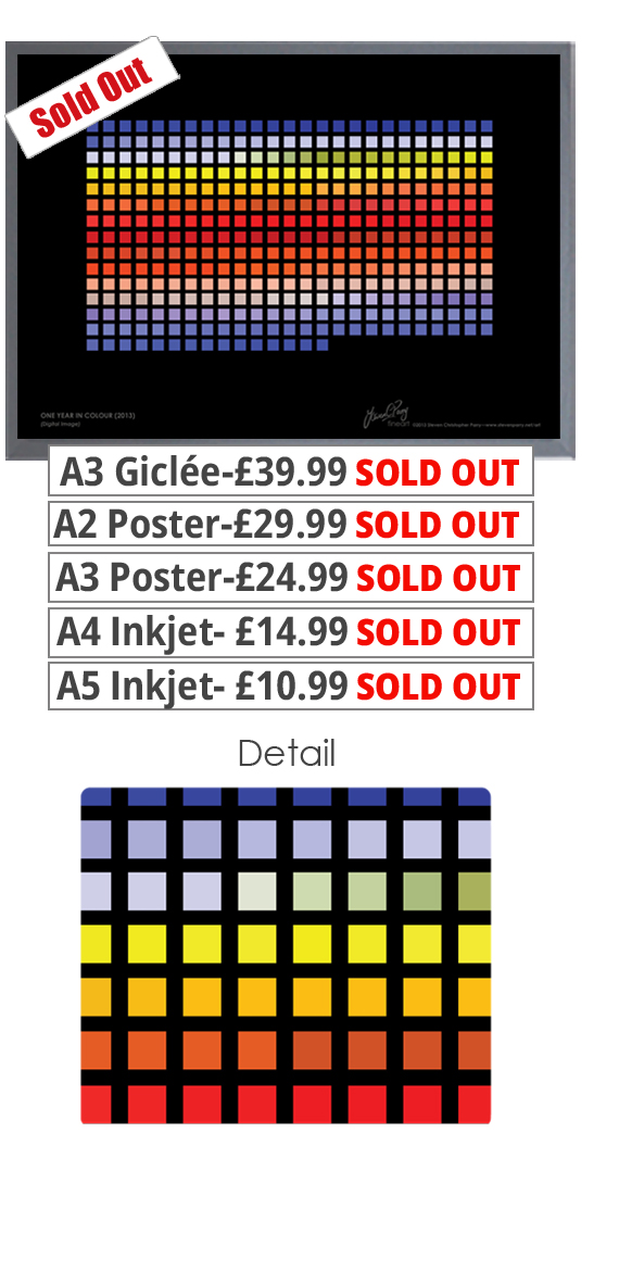 One Year In Colour Print - Price From 10.99