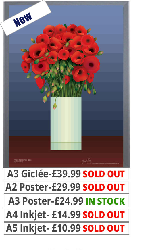 Vincent's Poppies Print - Price From 10.99