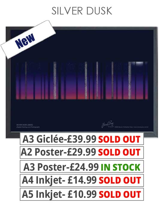 Silver Dusk - Prints & posters from £10.99