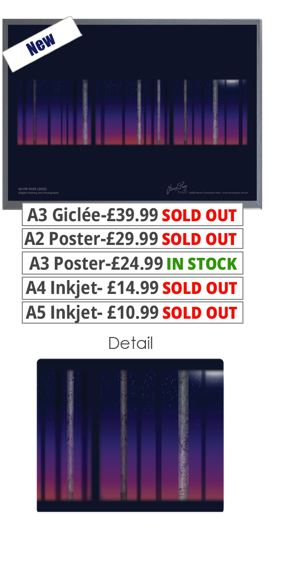 Silver Dusk Print - Price From 10.99