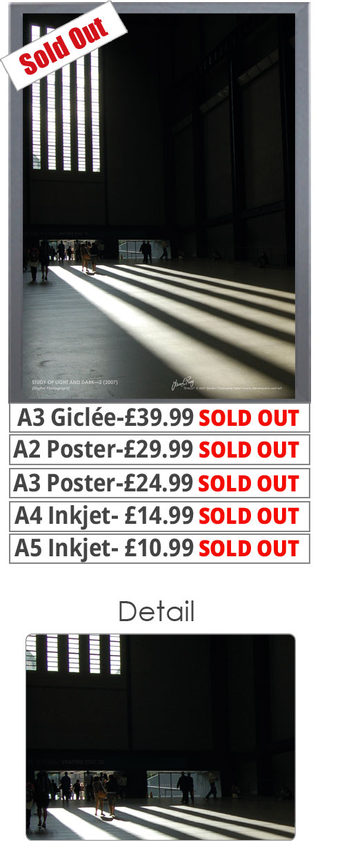 Study Of Light & Dark 2 Print - Price From 10.99