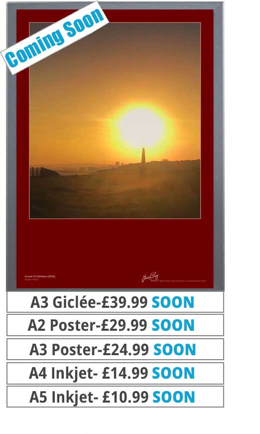 Sunset At Saltdean Print - Price From 10.99