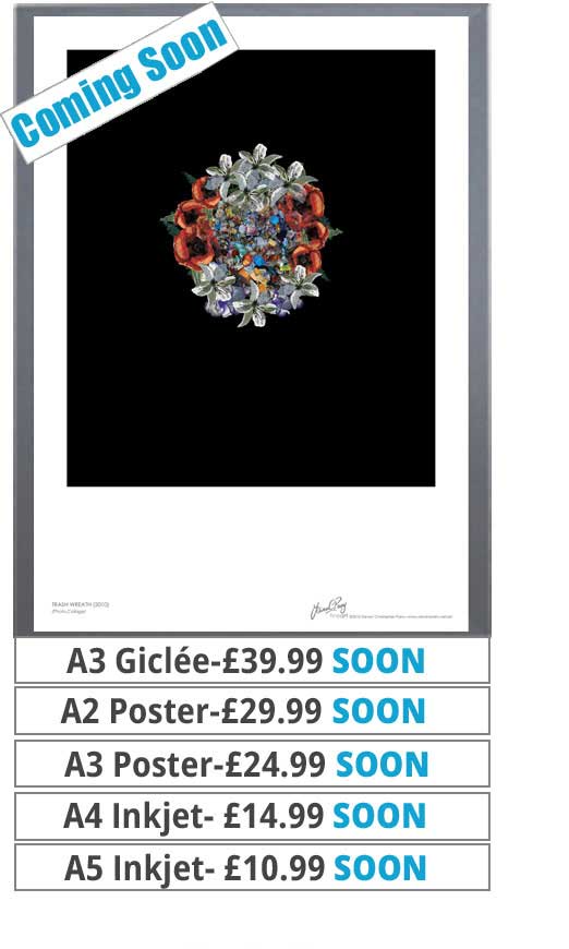 Trash Wreath Print - Price From 10.99
