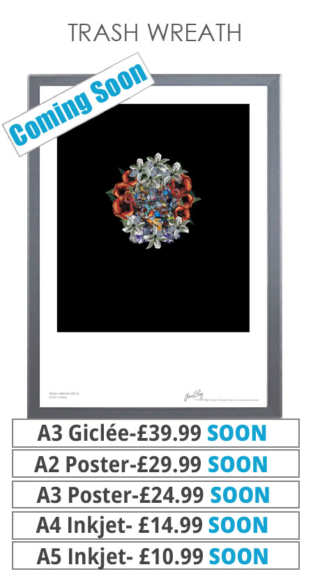 Trash Wreath - Prints & Posters from £10.99