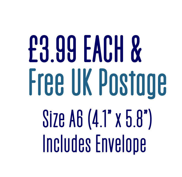 A6 Size Notecard Price £3.99