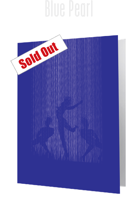 Blue Pearl - Naked In The Rain Notecard £3.99