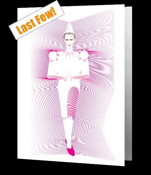 David Bowie - Ashes To Ashes Notecard - £3.99
