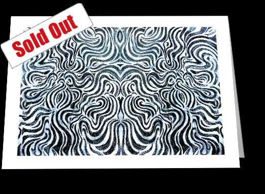 The Shamen - Ebeneeza Goode B&W Notecard £3.99
