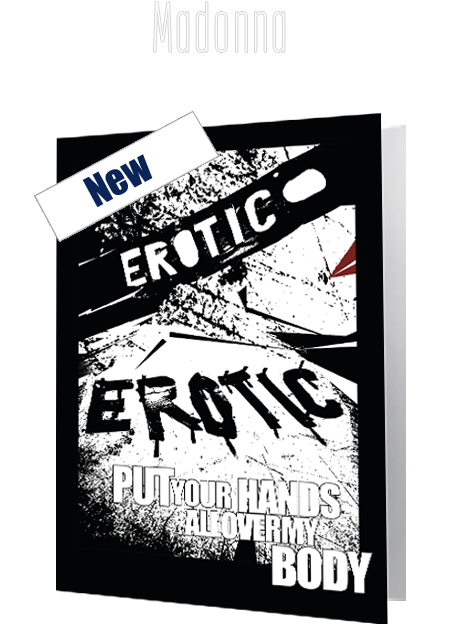 Madonna - Erotica Notecard £3.99