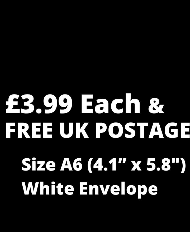 A6 Size Notecard Price £2.99