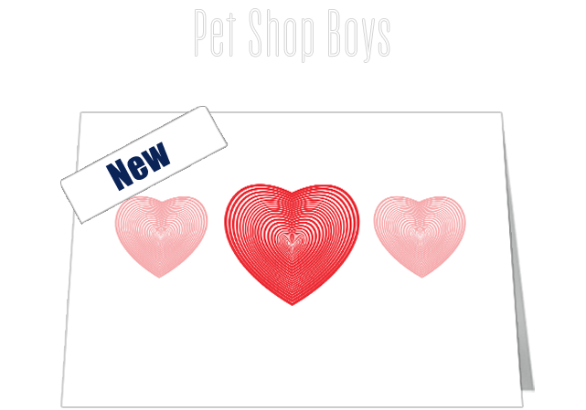Pet Shop Boys - Heart Notecard £3.99