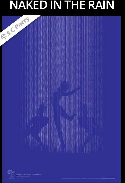 Blue Pearl-Naked In The Rain copyright 2023 Print
