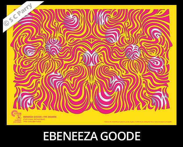 The Shamen Ebeneeza Goode copyright 2023 Print