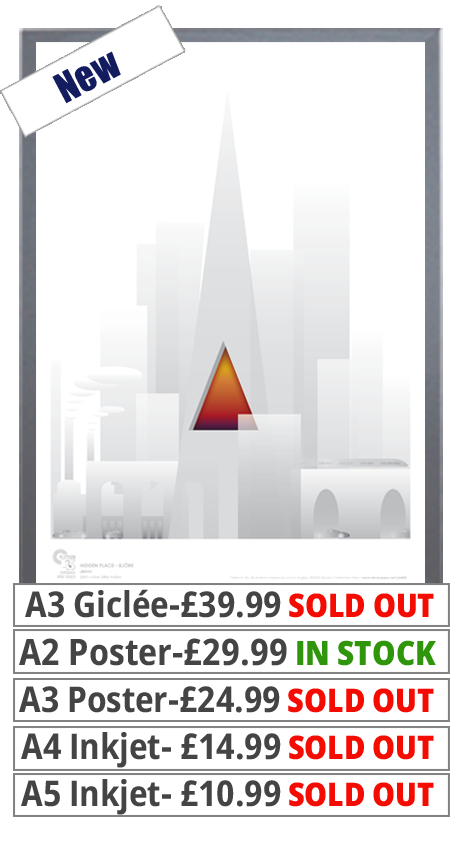 Bjork - Hidden Place - Print - Price From 10.99