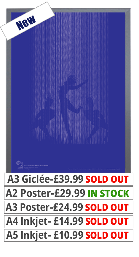 Blue Pearl - Naked In The Rain - Print - Price From 10.99