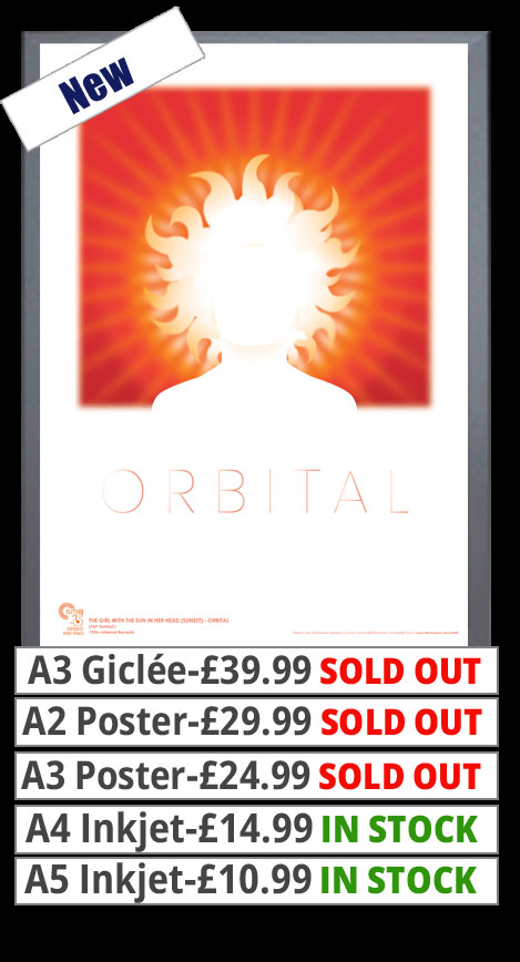 The Girl With The Sun In Her Head (Sunset) - Print - Price From 10.99