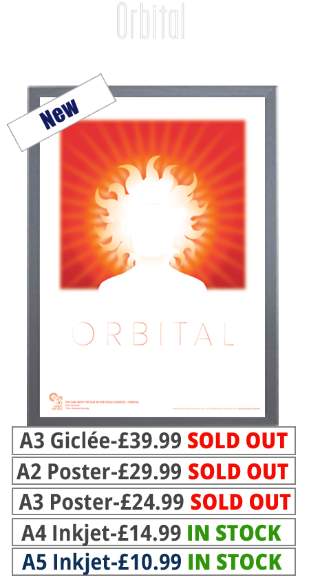 Orbital - The Girl With The Sun In Her Head (Sunset) Print