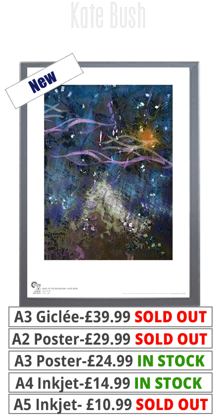 Kate Bush - King Of The Mountain Print