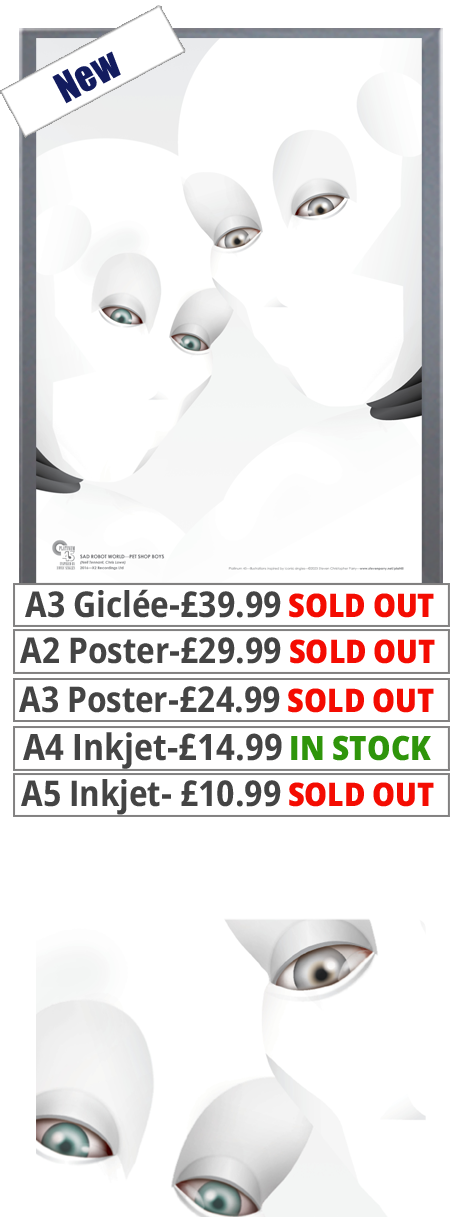 Pet Shop Boys - Sad Robot World - Print - Price From 10.99