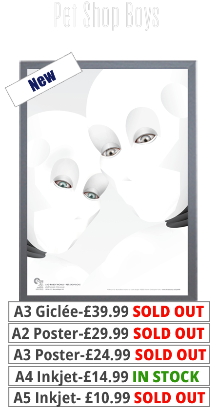 Pet Shop Boys - Sad Robot World Print