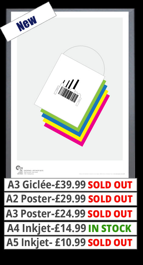 Pet Shop Boys - Shopping - Print - Price From 10.99