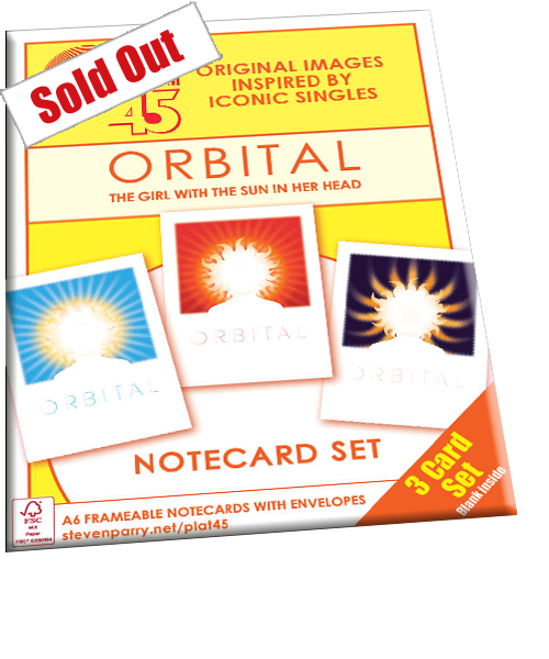 Orbital - The Girl With The Sun In Her Head - 3 Card Set £9.99