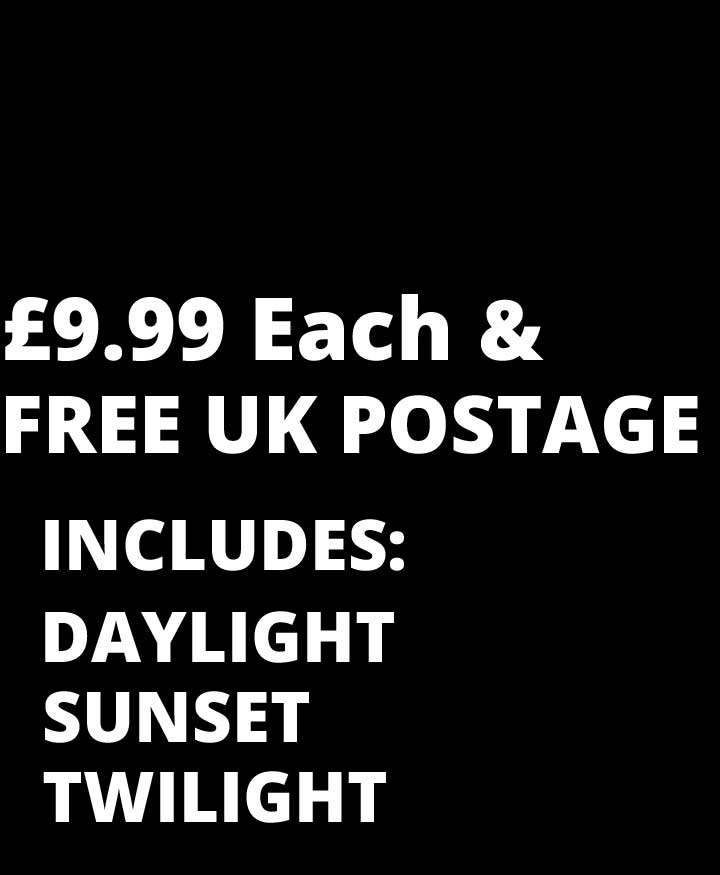 Orbital - The Girl With The Sun In Her Head - 3 Card Set £9.99 Includes Daylight, Sunset, Twilight Cards