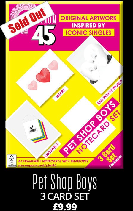 Per Shop Boys 3 Card Set