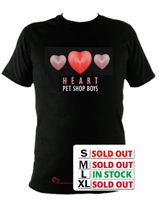 Pet Shop Boys - Heart - T Shirt £26.99