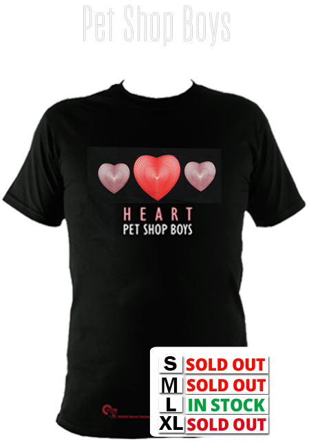 Pet Shop Boys - Heart - T-Shirt £26.99