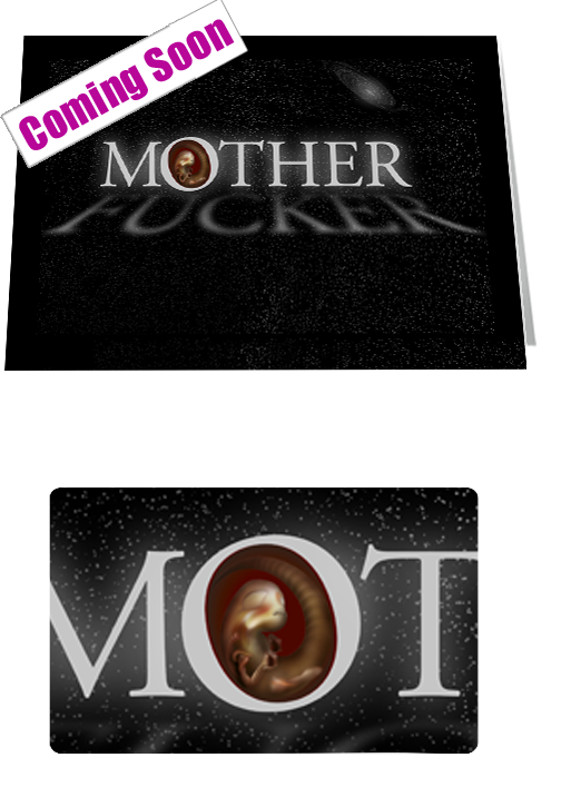 Alien Mother Fucker Notecard £3.99