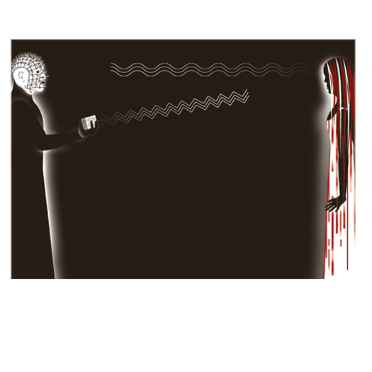 The Stand Off Pinhead Vs Carrie Notecard - Price £2.99