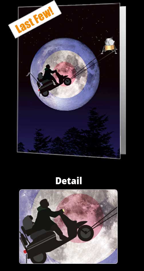 Past Present & Future 1960's Notecard - £3.99