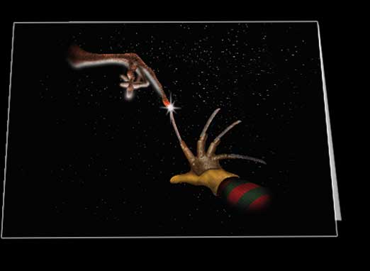 Mash Ups E.T.Meets Freddy Space Notecard £3.99