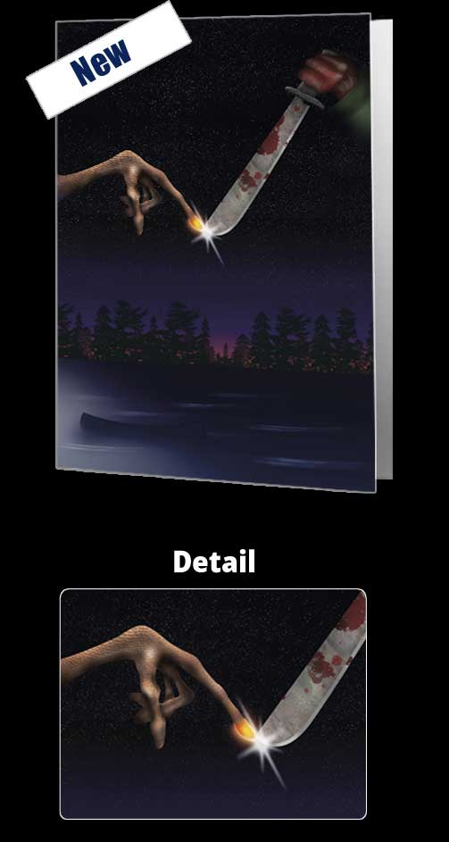 Mash Ups - E.T. & Jason Voorhees Notecard - £3.99