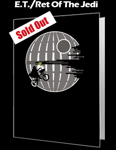 Mash Ups ET & Return Of The Jedi- Notecard £3.99