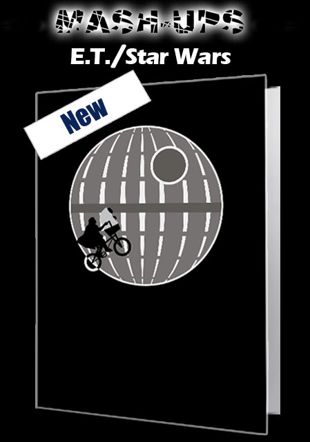 Mash Ups ET & Star Wars - Notecard £3.99