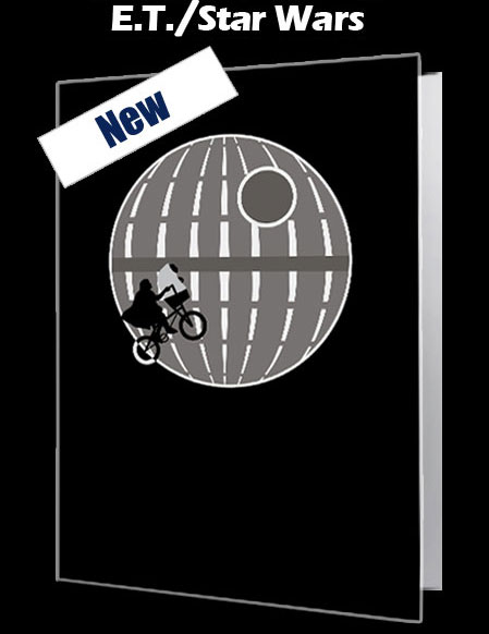 Mash Ups ET & Star Wars - Notecard £3.99