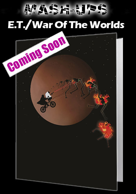 Mash Ups - ET & war Of The Worlds - Notecard £3.99