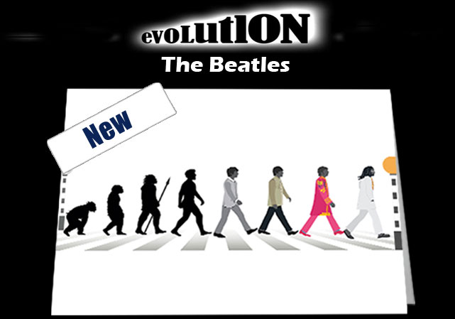Evolution: The Beatles Notecard - £3.99